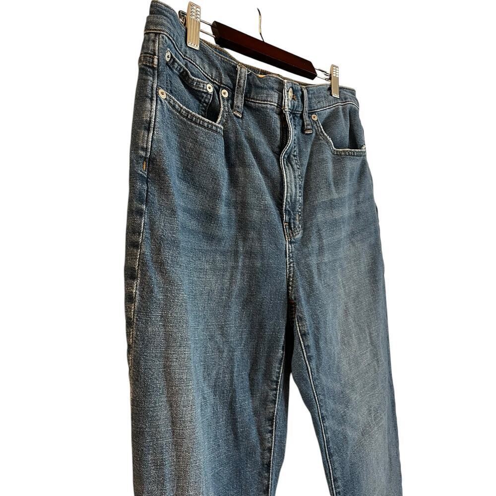 Madewell Women’s Slim Demi Boot Jeans Size 29 Medium Blue Wash High Rise - Picture 5 of 9